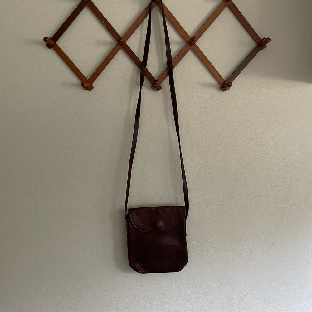 Vintage Leather Brown Satchel Bag